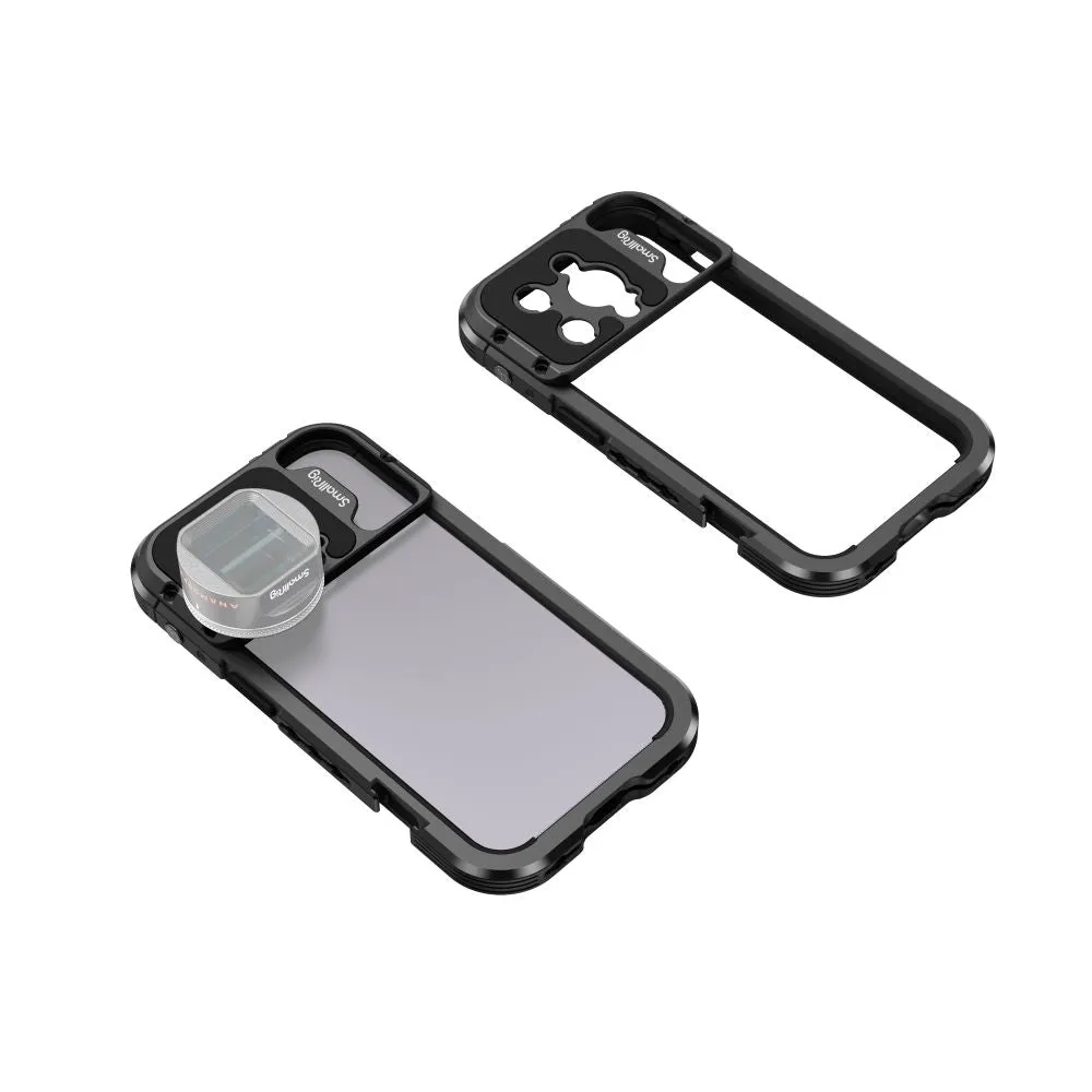 SmallRig Mobile Phone Case Video Cage Kit with M-Mount Lens Plate for iP-14 Pro | 4075