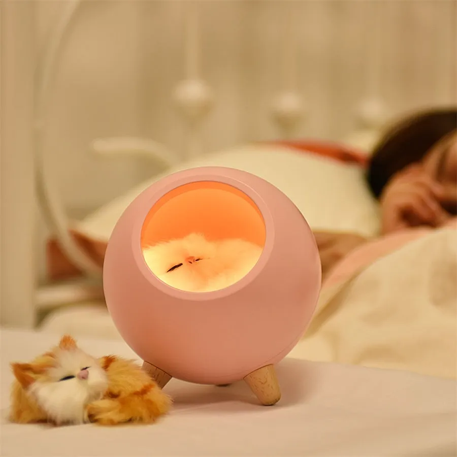 Smart Pet Lantern - Cat Night Light with Touch Dimming