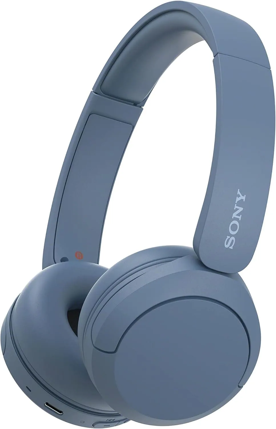 Sony WH-CH520 Wireless Bluetooth On-Ear Headphones - 50 Hours Battery, Quick Charge - Blue