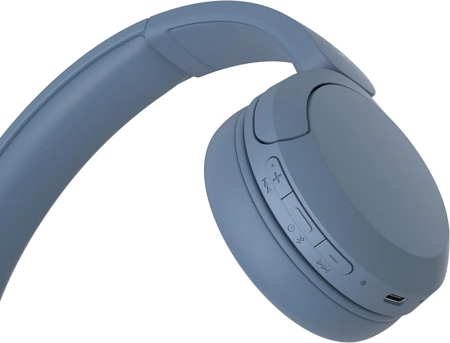 Sony WH-CH520 Wireless Bluetooth On-Ear Headphones - 50 Hours Battery, Quick Charge - Blue