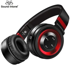 Sound Intone P6 Wireless Bluetooth Headphones with Mic Support TF Card FM Radio Stereo Bluetooth Headset For iPhone Xiaomi MP3