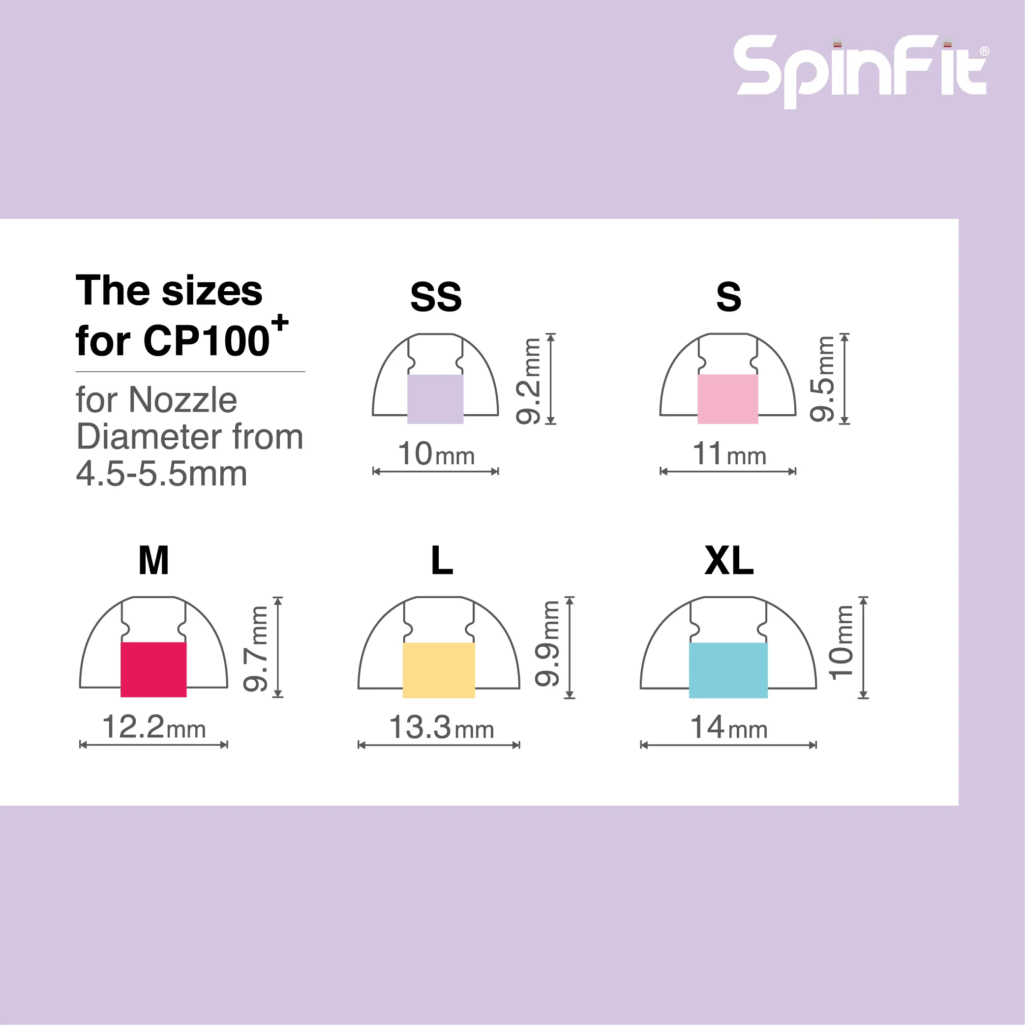 SpinFit CP100  | Premium Eartips (2 Pairs)