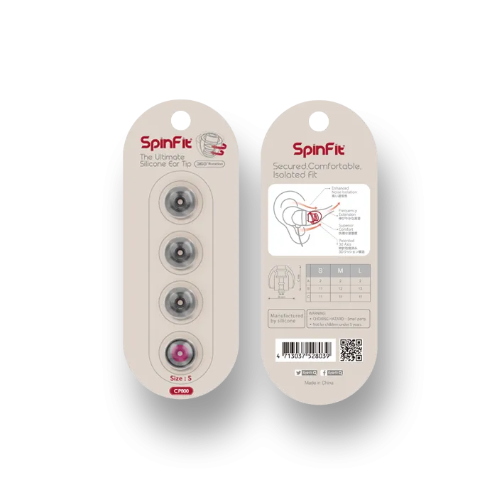 SpinFit CP800 | Premium Eartips (2 Pairs)