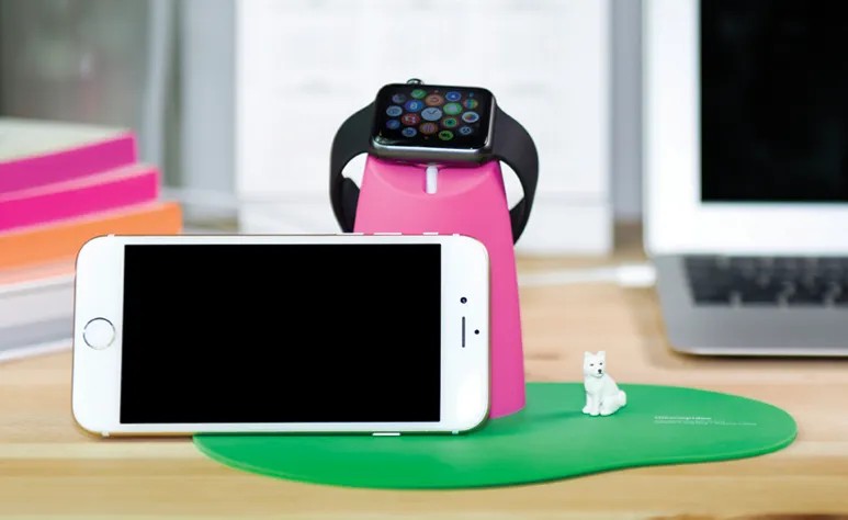 Thecoopidea Mount for Apple Watch Dock and Mobile Phone Stand