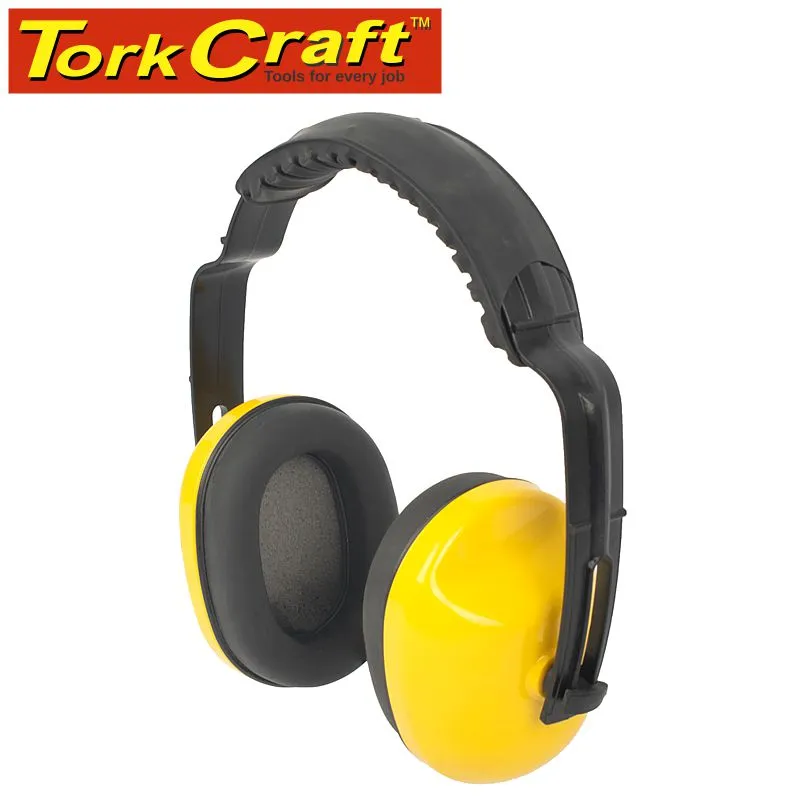 TORK CRAFT EARMUFF ABS CUP ADJ. HEAD BAND SNR25 DB YELLOW 1PC TCEP3000