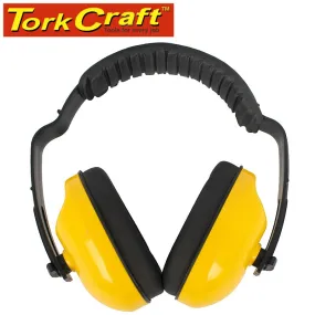 TORK CRAFT EARMUFF ABS CUP ADJ. HEAD BAND SNR25 DB YELLOW 1PC TCEP3000