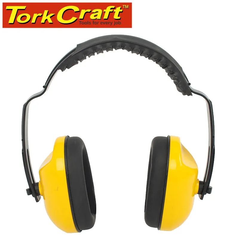 TORK CRAFT EARMUFF ABS CUP ADJ. HEAD BAND SNR25 DB YELLOW 1PC TCEP3000