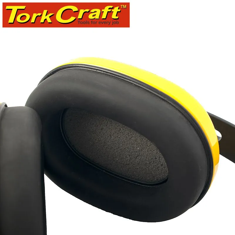 TORK CRAFT EARMUFF ABS CUP ADJ. HEAD BAND SNR25 DB YELLOW 1PC TCEP3000