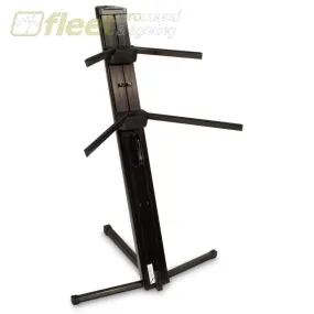 Ultimate Apex AX-48 Pro Black Two-Tier Column Keyboard Stand