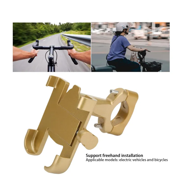 Unobstructed Design Firm Bicycle Mobile Phone Holder C2B