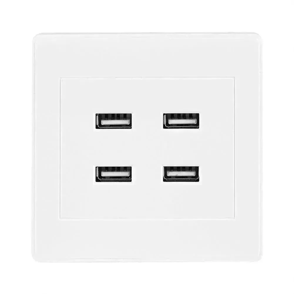 USB charging wall socket panel