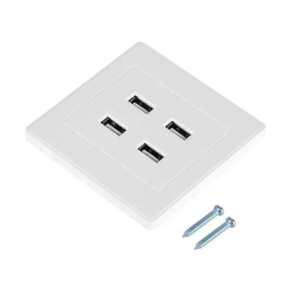 USB charging wall socket panel