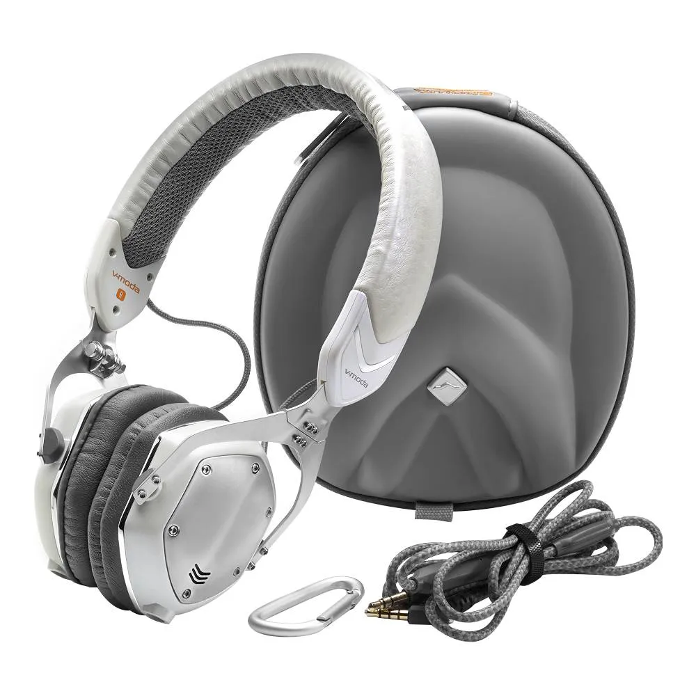 V-MODA - XS Wired On-Ear Headphones - White Silver