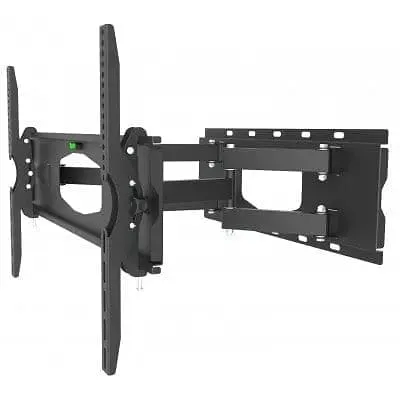 Wall mount 32-85 inch articulating double arm TV mount