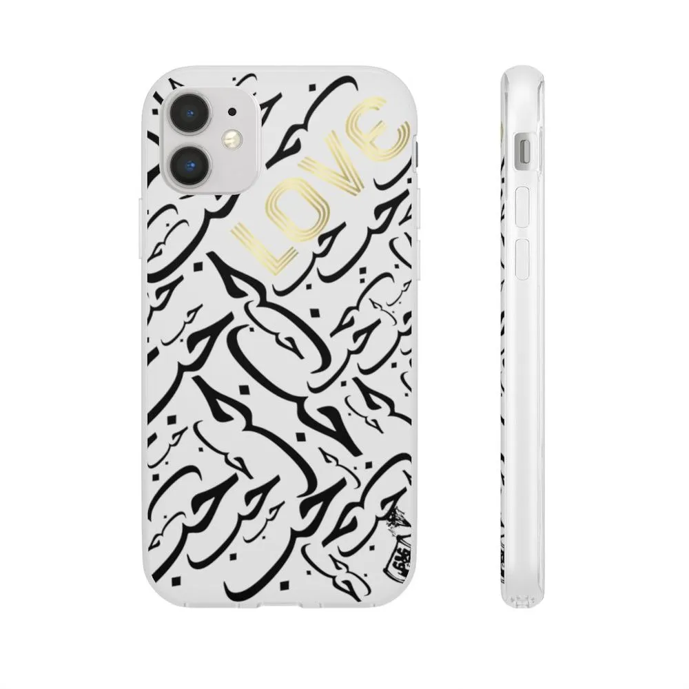 White Arabic LOVE iPhone Case