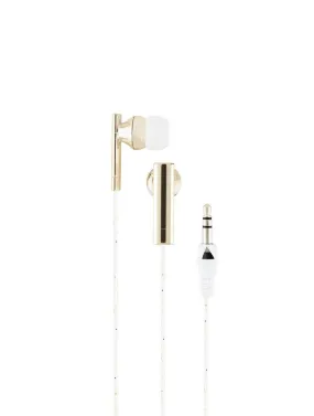 White Glitter Earphones