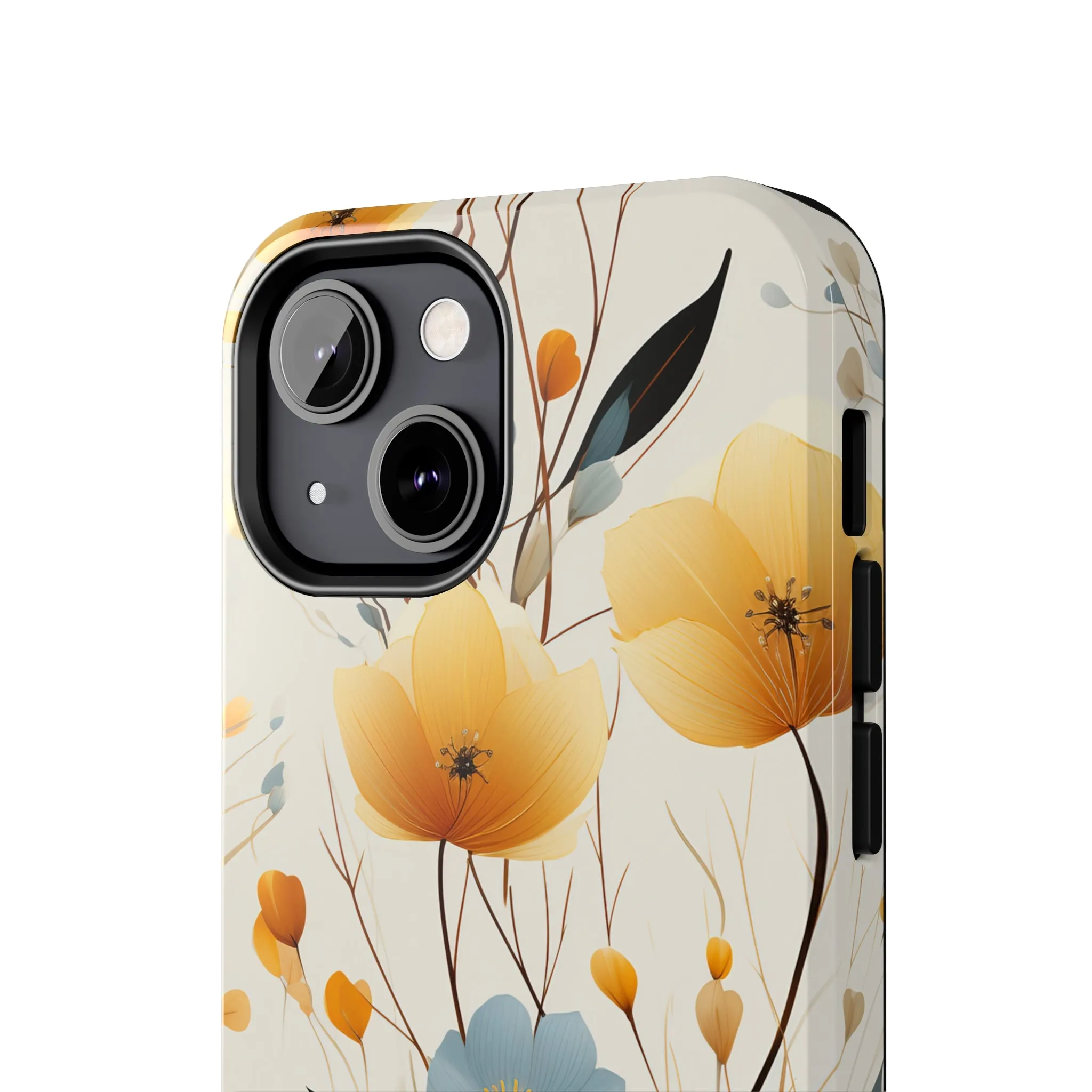 Wildflowers Muted Tones Digital print Design Tough Phone Case compatible with a large variety of iPhone models, Gift, Phone Case