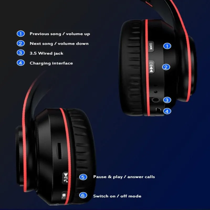 Wireless Bluetooth Stereo Headphones