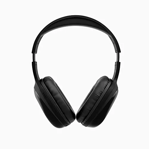 ZEBRONICS Zeb-Thunder PRO On-Ear Wireless Headphone with BTv5.0, Up to 21 Hours Playback, 40mm Drivers with Deep Bass, Wired Mode, USB-C Type Charging(Black)