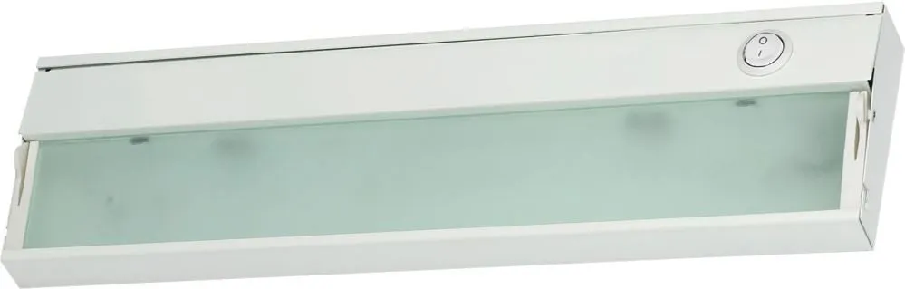 Zeelite 1 Lamp Led Cabinet Light In White With Diffused Glass