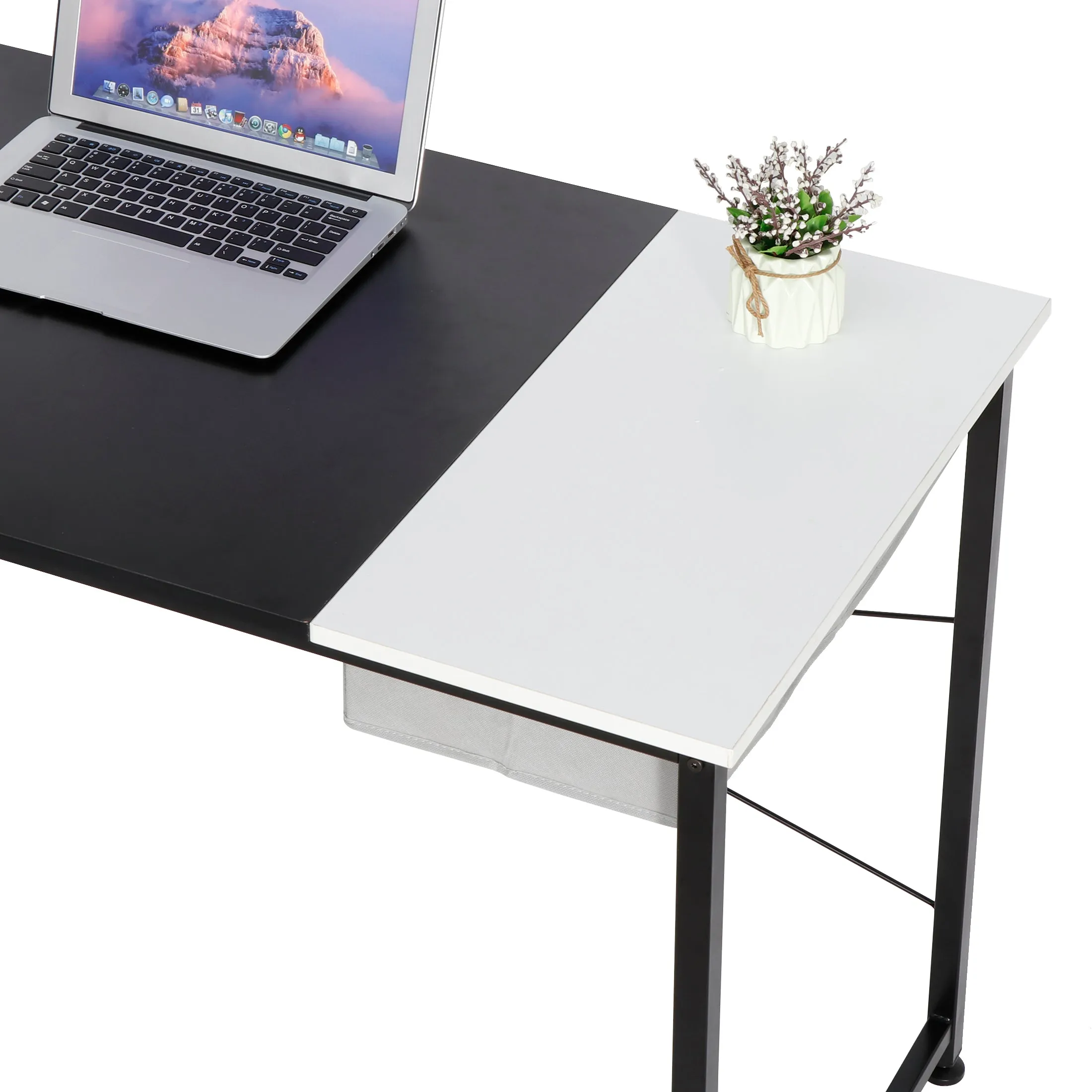 ZENY™ Computer Desk 47’’ Home Office Writing Desk Student Study Desk Laptop Table Modern Simple Desk with Drawer